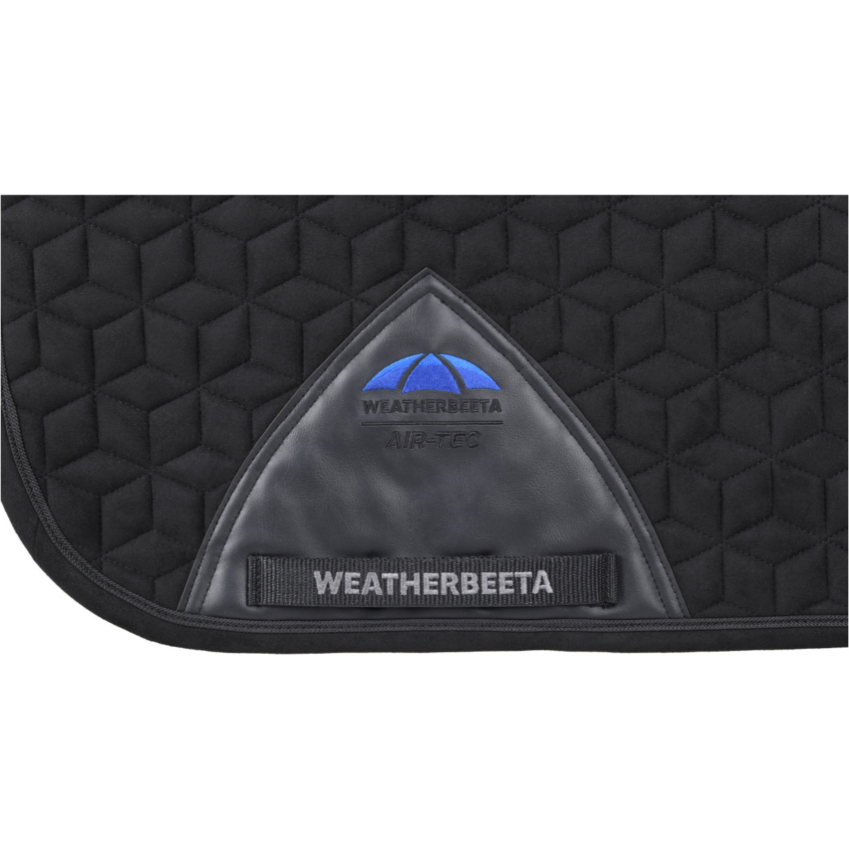 2026 WeatherBeeta Suede Elite Air - Tec Dressage Saddle Pad 1030346 - Black